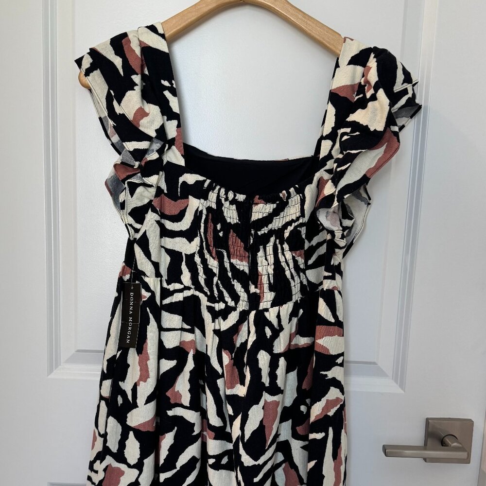 Donna Morgan Abstract Floral Dress - Size 6